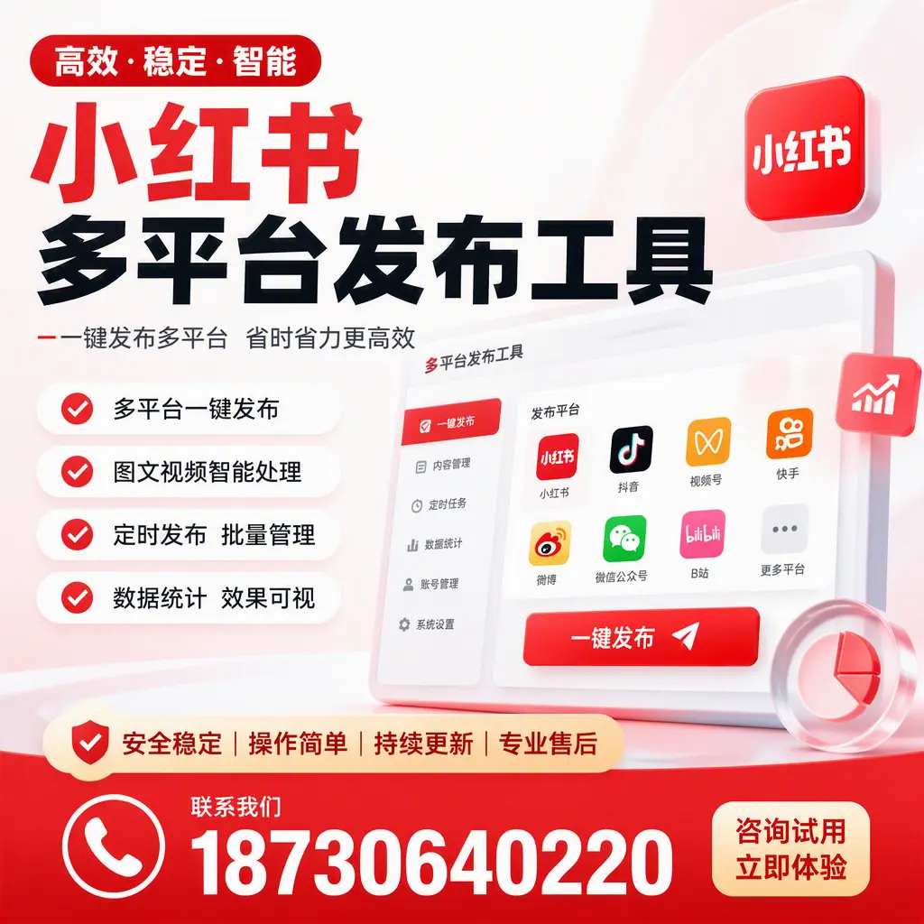 小红书多平台发布工具在 昆玉 的应用与优势解析